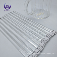 high purity clear borosilicate flat glass rod